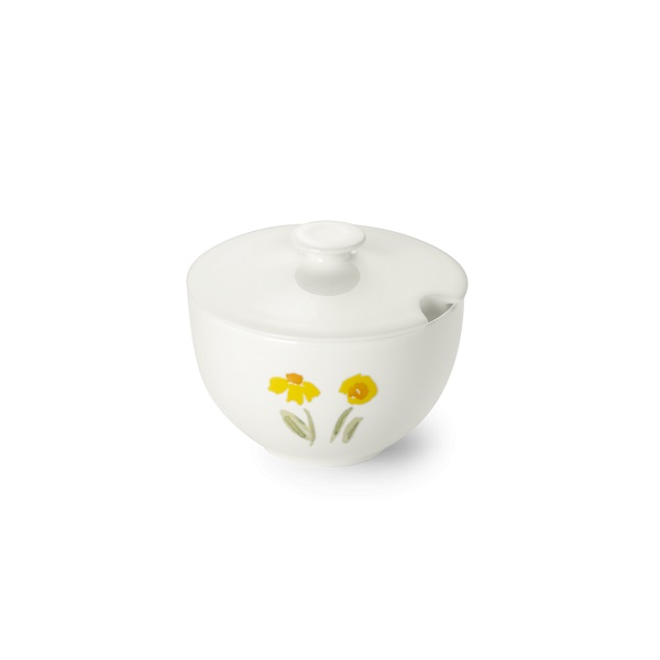 DIBBERN - Impression Yellow Flower Class - Suikerpot MD 0,25l rond