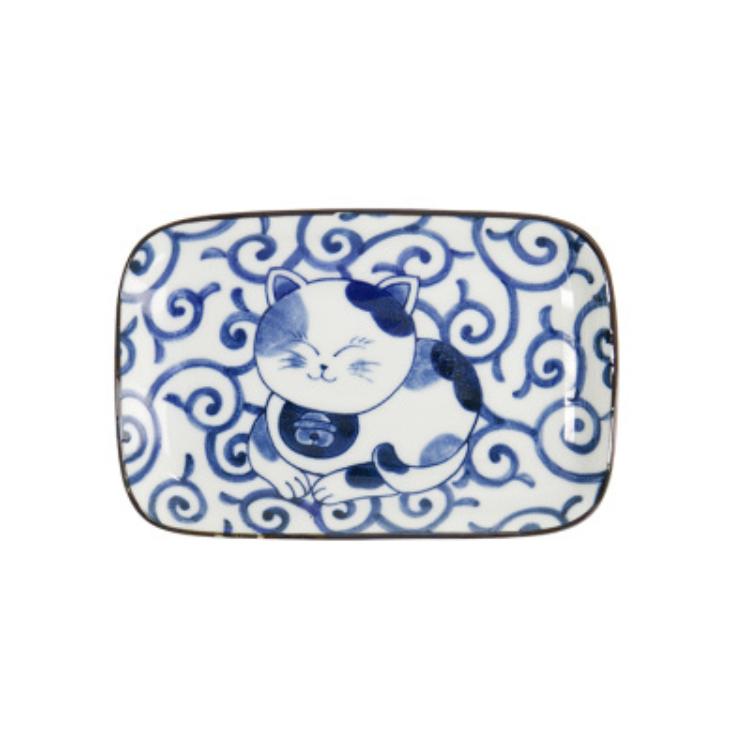 TOKYO - Kawaii - Bord rechthoekig 16x10cm Cat Neko