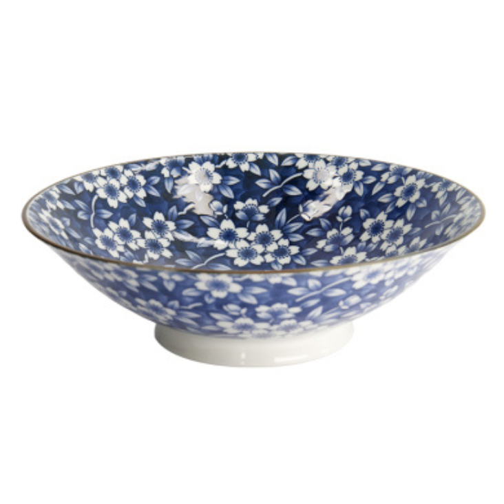 TOKYO - Mixed Bowls - Ramen Bowl 25x7cm 1,60l Blue Sakura