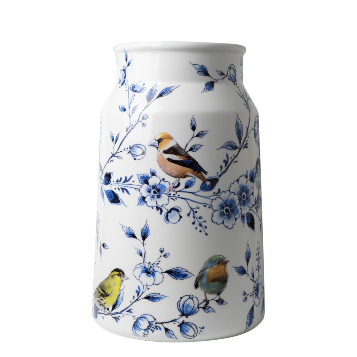 Heinen Delfstblauw vaas Melkbus bosvogels