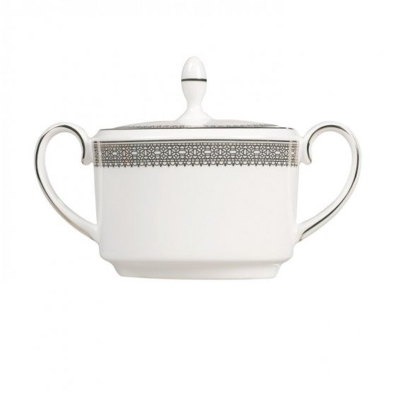 WEDGWOOD - Vera Wang Lace Platinum - Suikerpot M/D