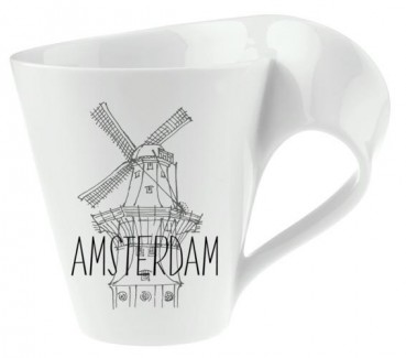 VILLEROY & BOCH - Modern cities Amsterdam - Beker met oor 0,30l