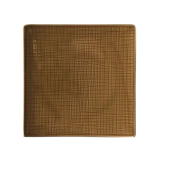 ROSENTHAL - Mesh Walnut - Bordje vierkant 14cm